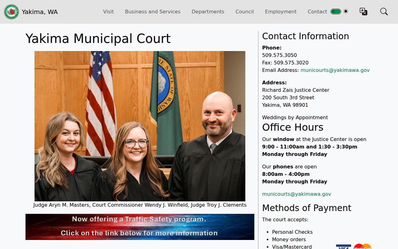 Yakima Municipal Court criminal case records