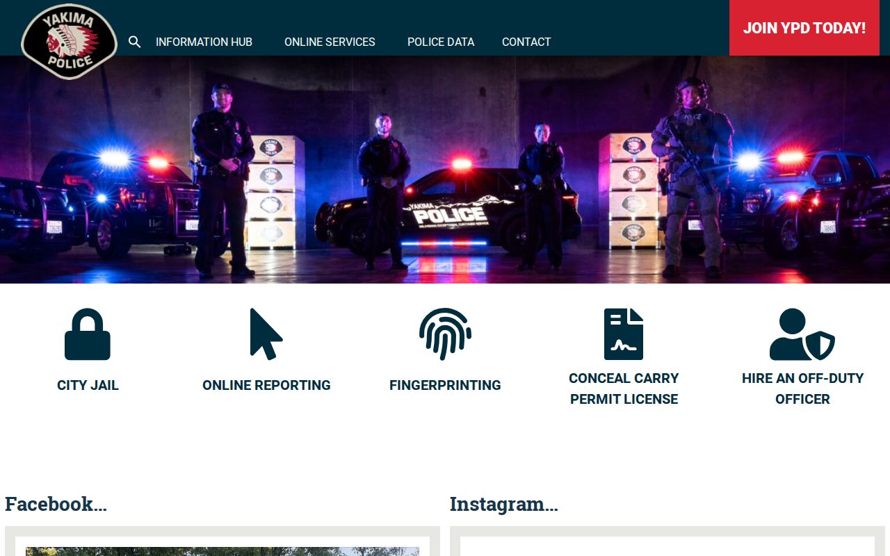 Yakima Police Department criminal records services